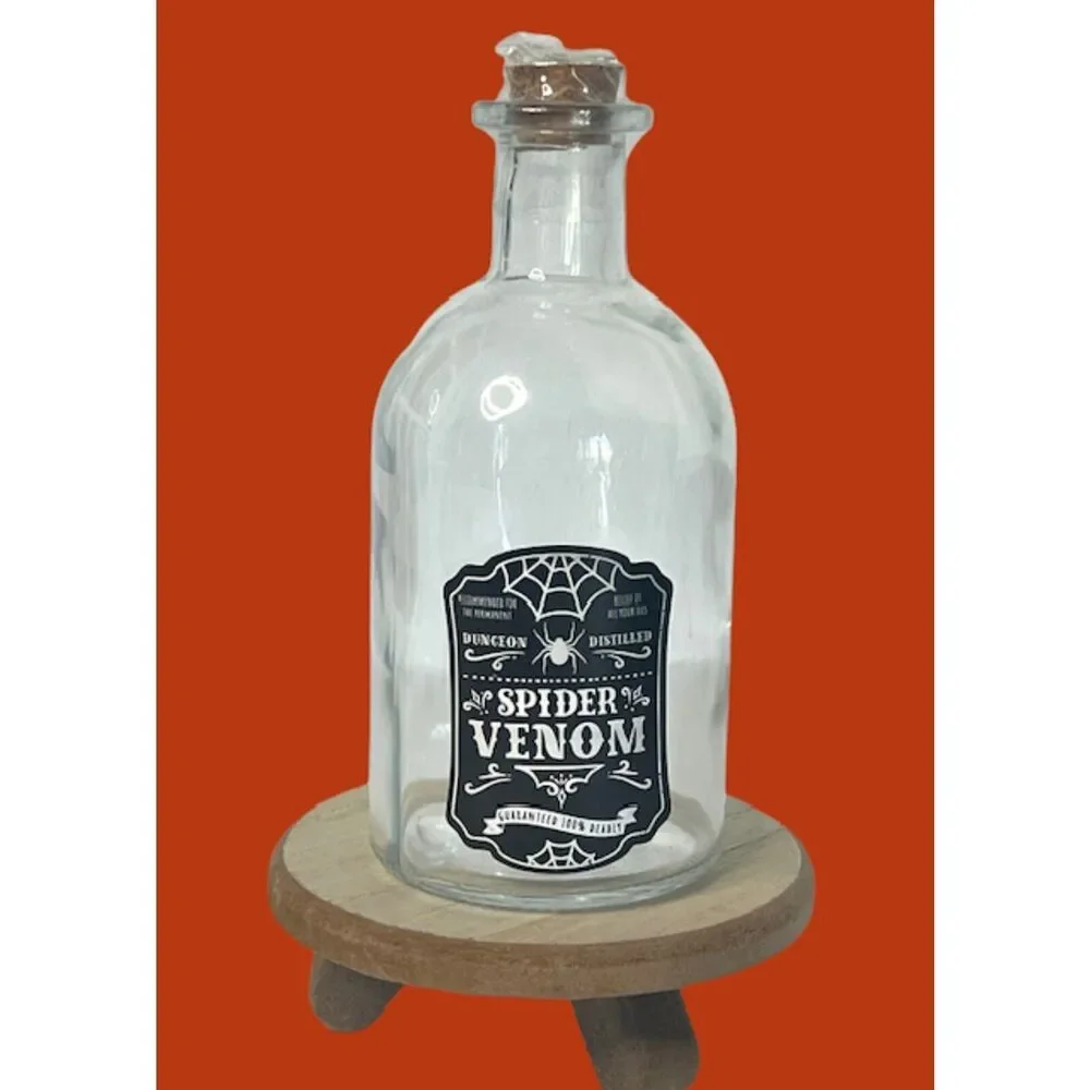 Target Halloween Potion Bottles Spider Venom Toxic Brain Juice Night Owl Elixir